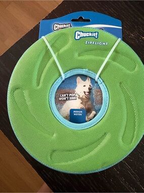Zipflight Medium Dog Flyer - Bright Green